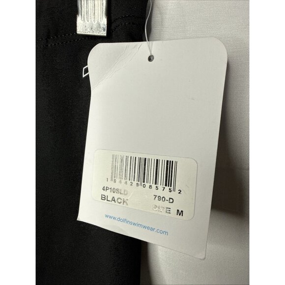 Dolfin Men's Athletic Swimsuit Jammer Black Swim Shorts Trunks Men's Medium - Picture 6 of 8